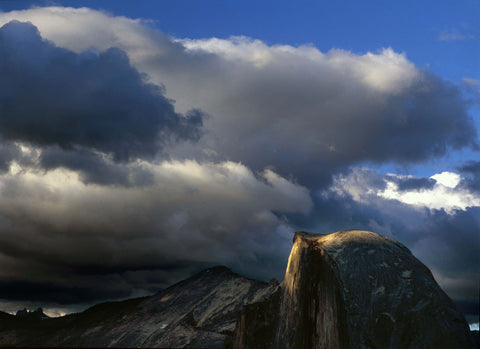 Clouds Rest & Half Dome at last light