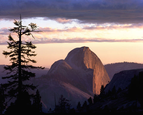 Half Dome at Sunset from Olmsted Point