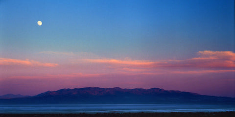 Moonrise over Owens Lake